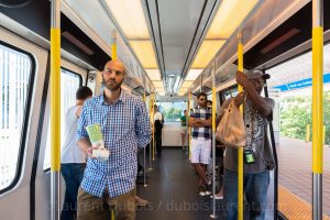 Relax in metrmover - Brickell Loop Southbound - Miami - Brickell - Floride - USA - 2014 - © All rights reserved by Laurent Dubois